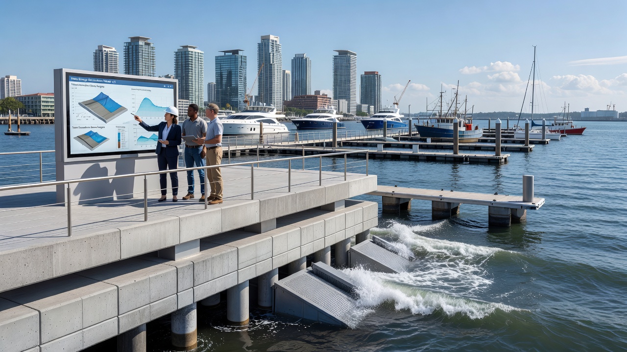 Examining Multi-Tiered Dock Foundations and Their Role in Managing Wave Energy Dissipation Across Expanding Urban Marinas